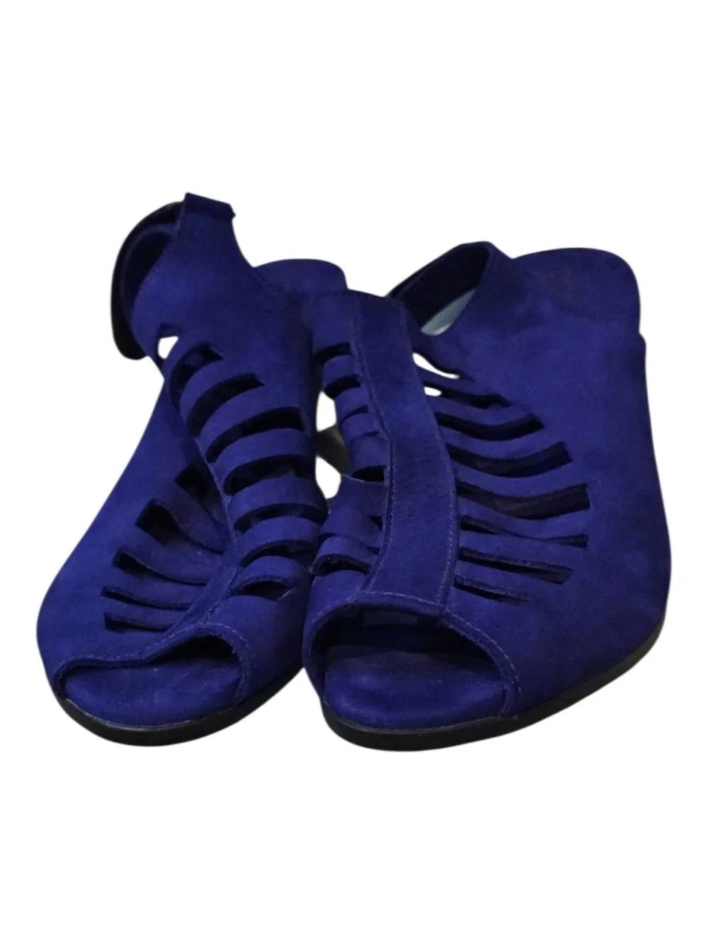 Arche Size 40 Exor Birdcage Sandals Pumps Purple Blue - Picture 8 of 16